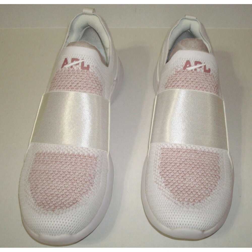 New NIB APL Mens 9.5 Womens 10.5 or 11 Slipon Bliss Techloom White Brown Cream